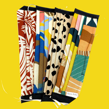 Load image into Gallery viewer, Triple Layer Pleated Fabric Face Mask