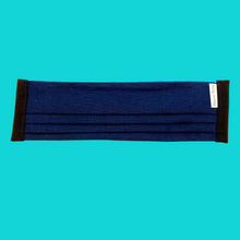 Load image into Gallery viewer, Triple Layer Pleated Fabric Face Mask
