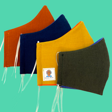 Load image into Gallery viewer, Fabric Face Mask with Pocket

