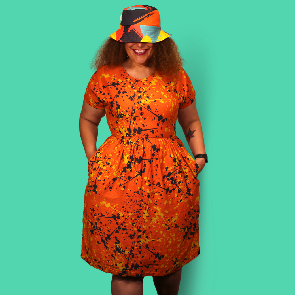 Ika Dress - Splatter Matter