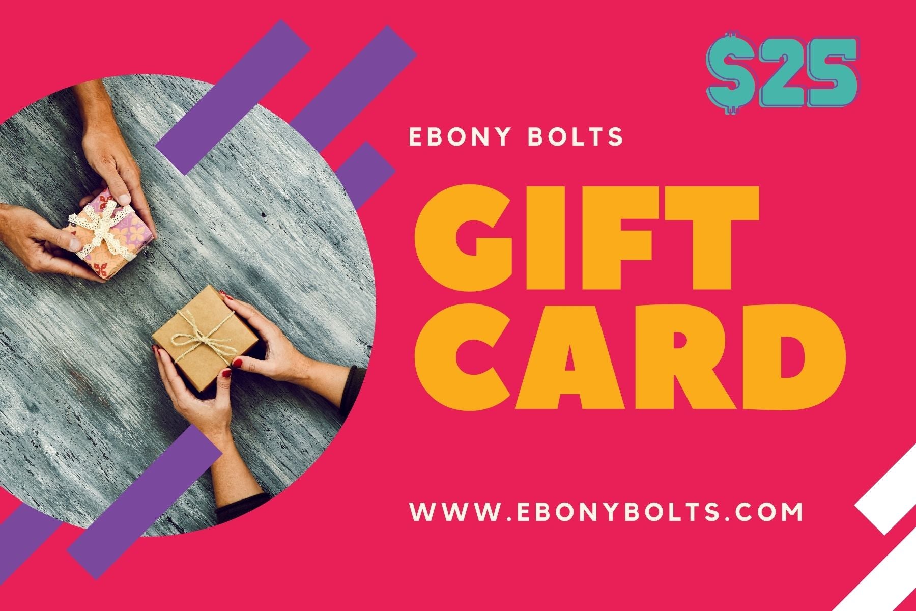 Ebony Bolts Gift Card
